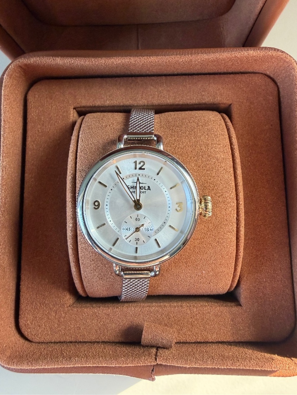 Shinola Women’s Birdy Two Toned Watch